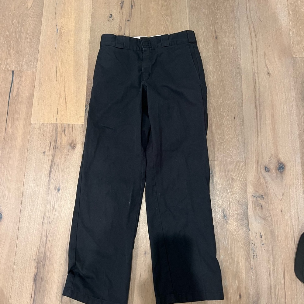 Dickies Women's Black Straight Leg Pants